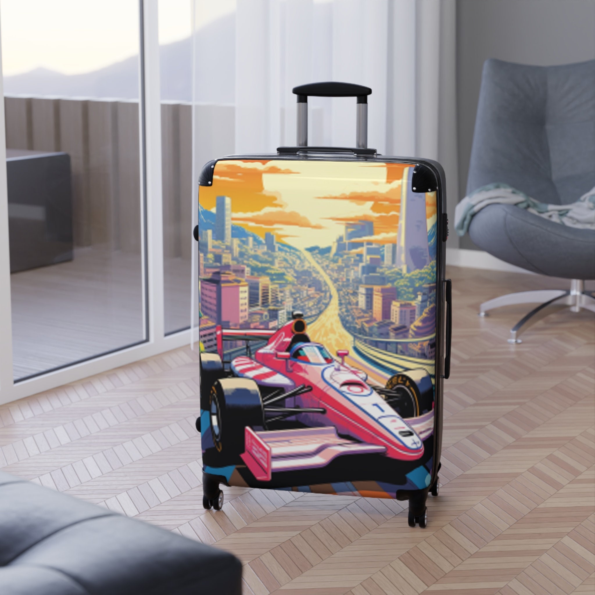 F1 Racing Suitcase Custommade Anime Suitcase Durable Hard Etsy