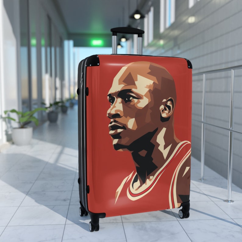 NBA Michael Jordan Basketball Suitcase Etsy