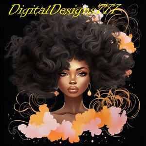 Afro Girl Png Sublimation Design for Shirts, Melanin Black Girl Afro Sublimation Png, Even In The Midst Of My Storm Png Printable Download