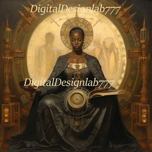 black art, black women, african, afrofuturism art, africa, African art, african wall art,Afrocentric Art, black man, double exposure