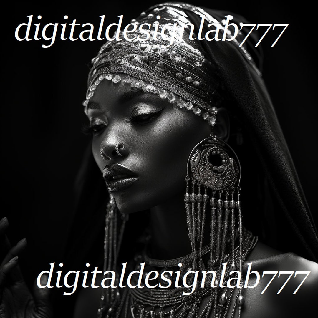 Tribal Beauty , Printable African Wall Art , Printable African Art , Printable Wall Art, Digital