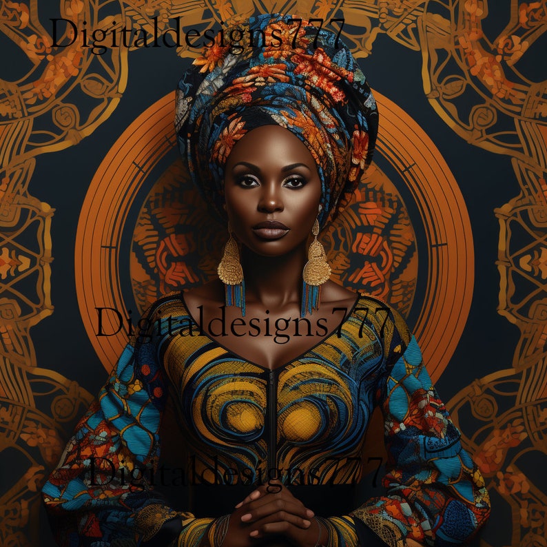 African American Family Art Diverse & Loving Families Bond and Strength