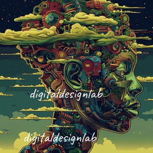 Wall Art - Poster - Abstract Art - Afrofuturism - Black Art - Home Decor - African Art - Download - Printable