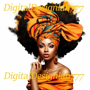 Afro Fashion Woman Png Sublimation Design, Black Woman Png, Black Queen Png, Afro Woman Png, Afro Fashion Woman Png, Digital Download