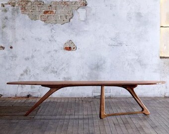 Mesa de centro de banco de roble