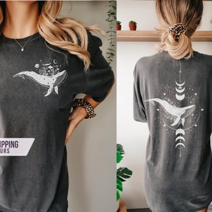 Cool Whale Tshirt, Sea Marine Shirt, Whale  Shirt, Gift for Men, Gift for Women, Summer Shirt, Whale Gift, Animal Lover Gift,Whale Gift Idea