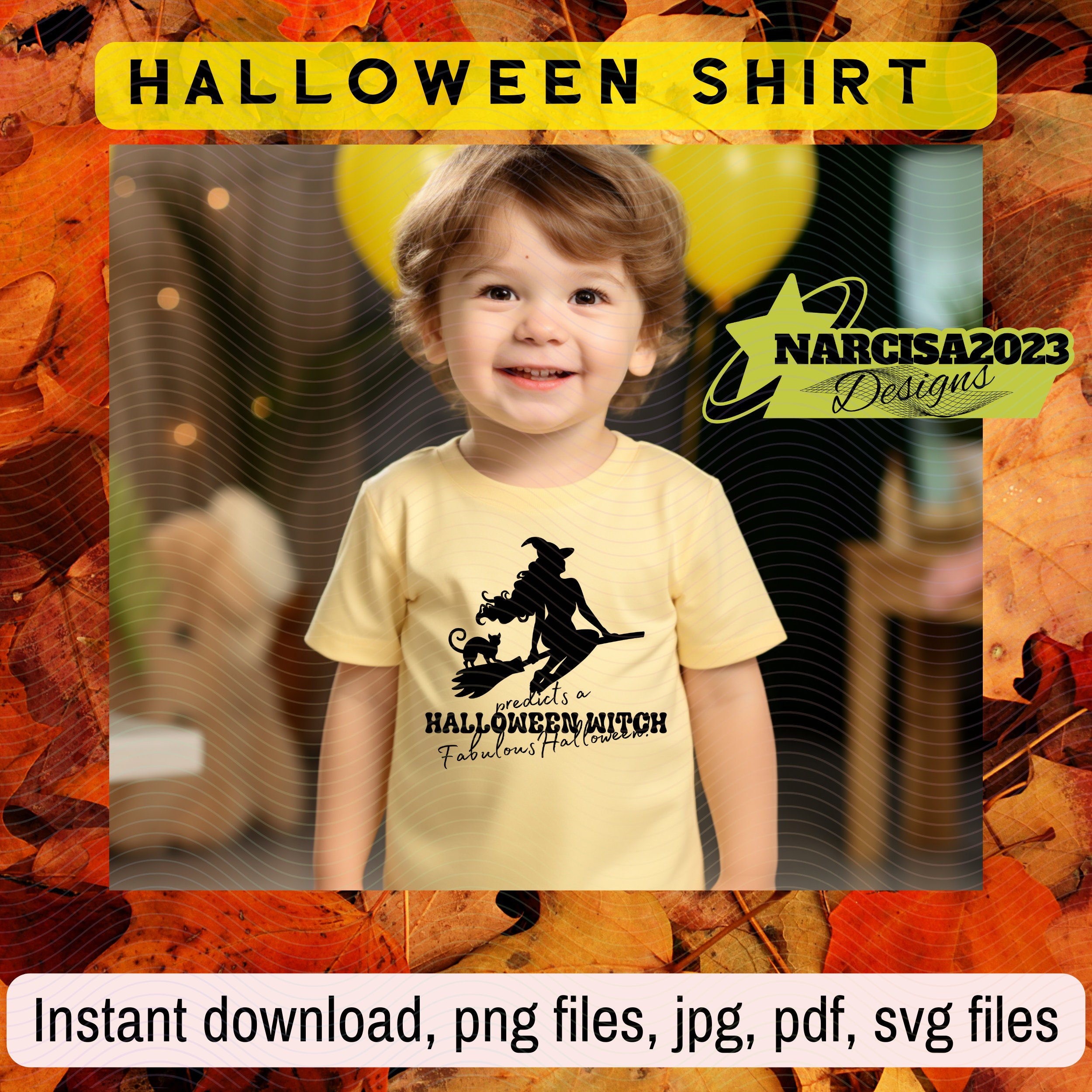 Instant Download for Halloween Prints. Halloween Witch on Svg Etsy