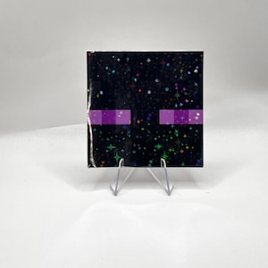 Galaxy Laminated Enderman Sticker