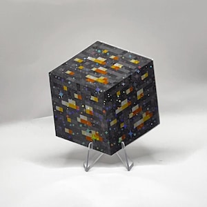 Galaxy Laminated Gold Block Sticker