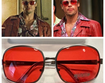 Tyler Durden Gafas de sol Sombras Fight Club NUEVO Oliver Peoples 523 Brad Pitt Disfraz rojo