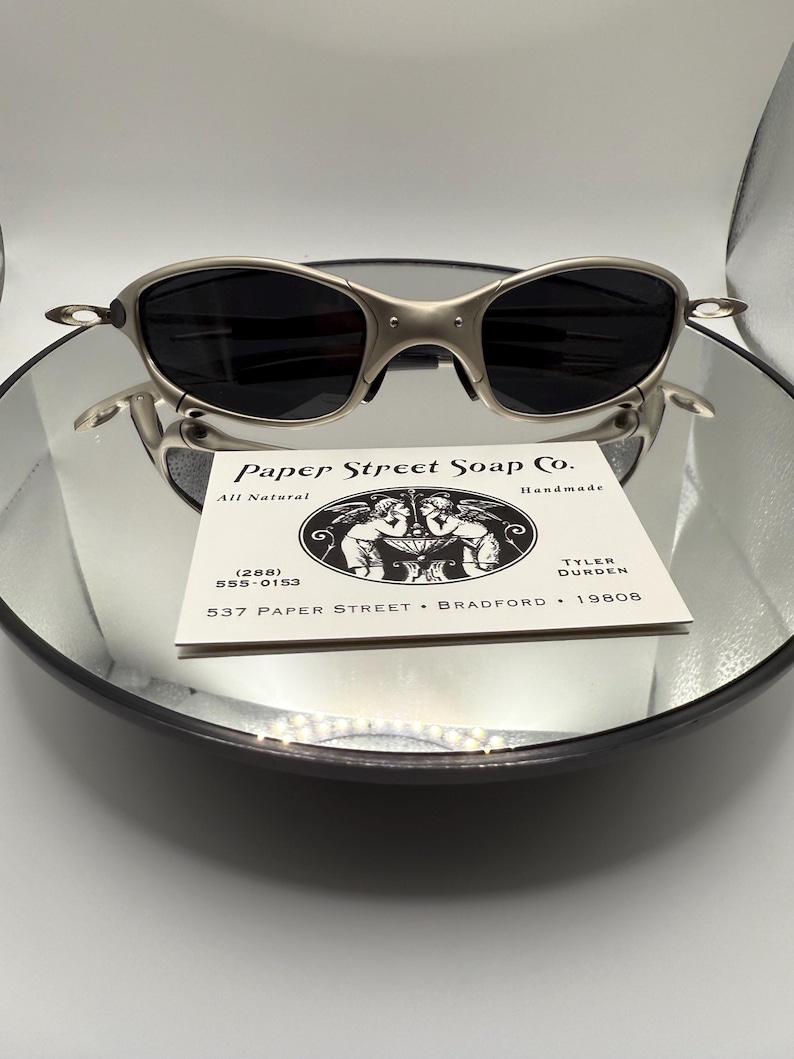 P35 Paperstreetshade Fight Club Tyler Durden NEW Oliver Peoples 523 Mars Brad Pitt Costume juliet romeo xmetal penny polarized image 11
