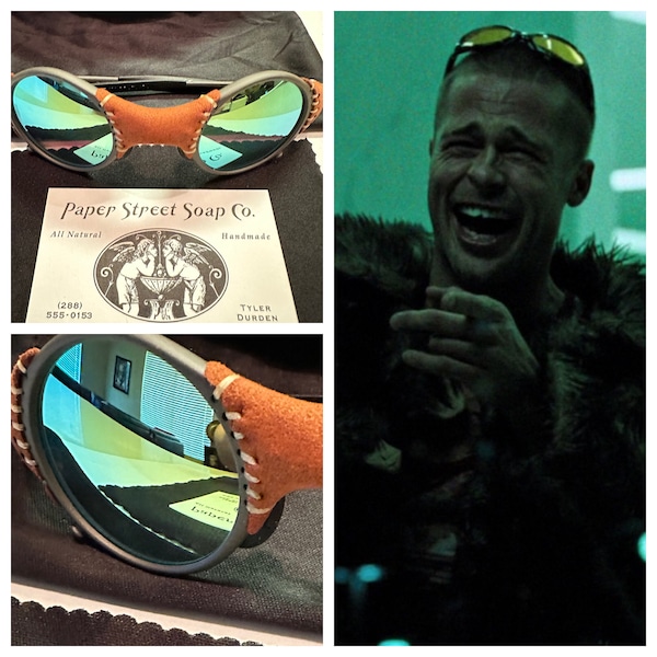 M06 Paperstreetshade Fight Club Tyler Durden NEW Oliver Peoples 523 Mars Brad Pitt Costume