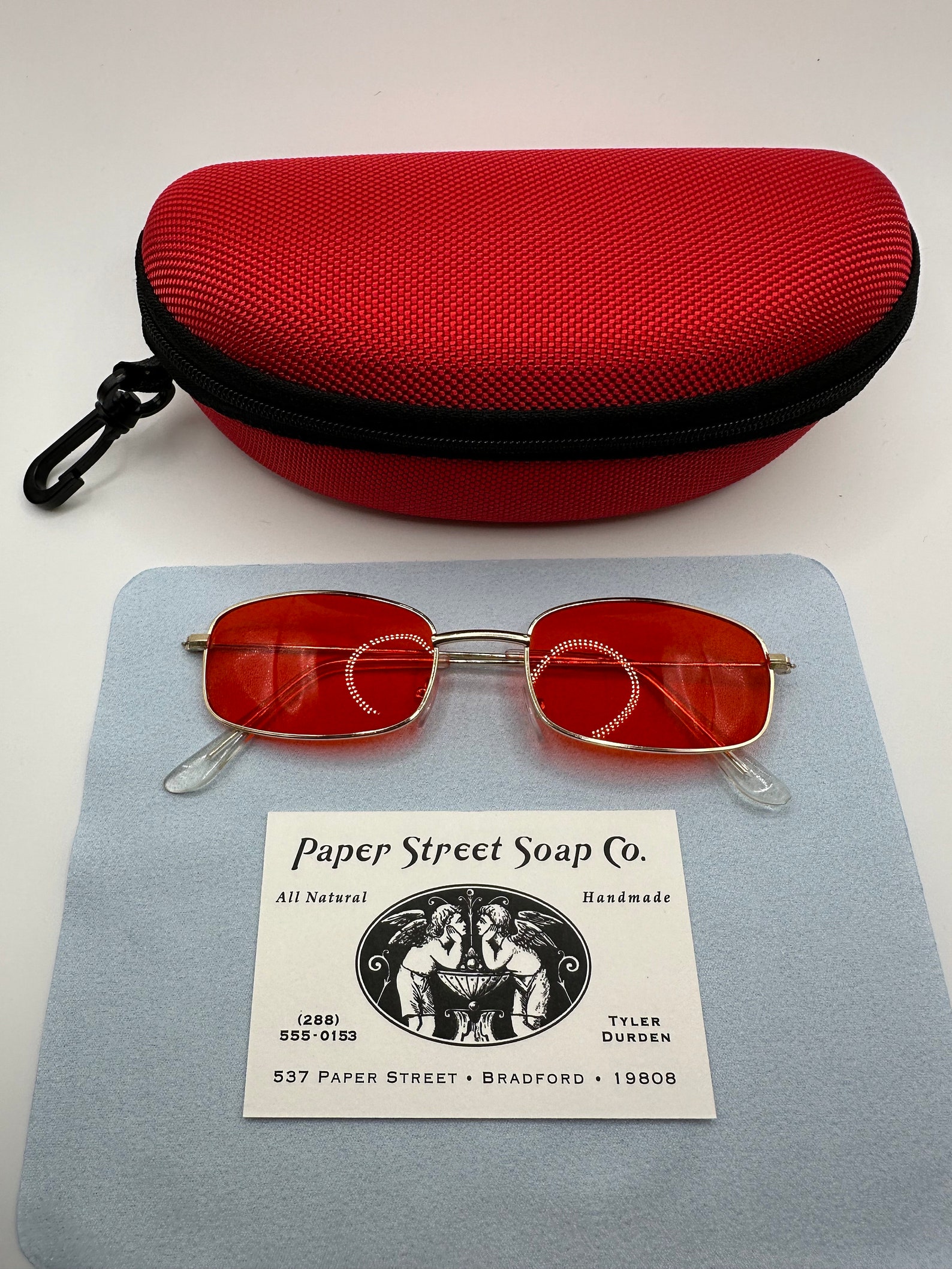 Project Durden Project Mayhem Paper Street Tyler Durden Sunglasses Shades Fight Club ...