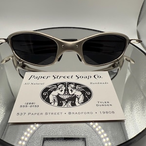 P35 Paperstreetshade Fight Club Tyler Durden NEW Oliver Peoples 523 Mars Brad Pitt Costume juliet romeo xmetal penny polarized image 14