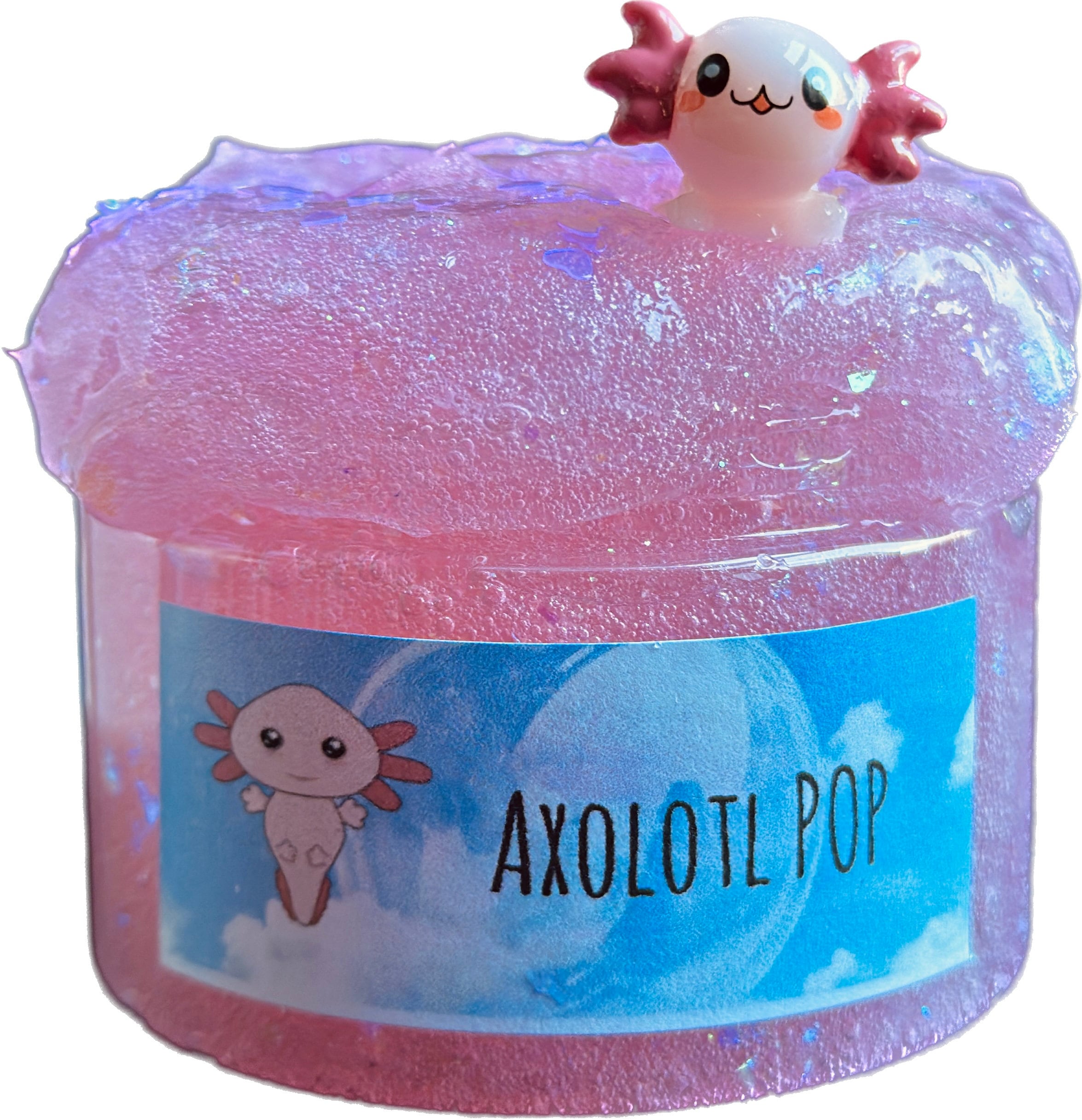 Axolotl Plushie Pink Scented Premium Japanese Clay Slay Slime, Gift For Her  Him, Slime Shops, Slime Drops