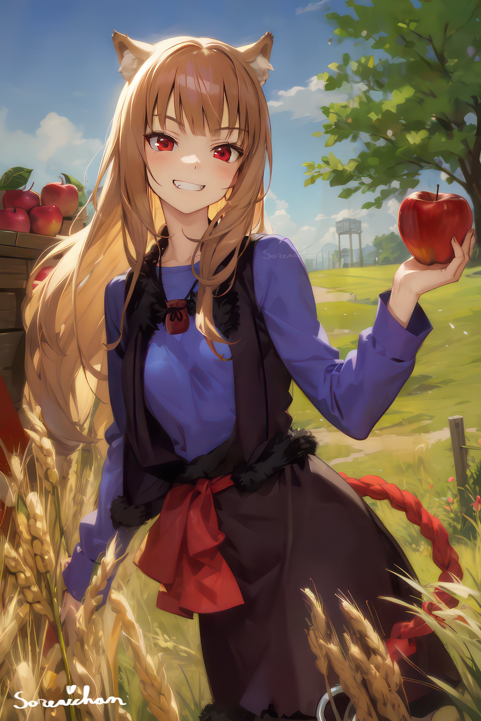 Spice and shop wolf keychain