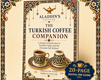 TÜRKISCHER KAFFEE Geschenkführer, Kaffeeliebhaber Geschenk, türkischer Kaffee Begleiter PDF, Kaffee Ritual Digitaler Download
