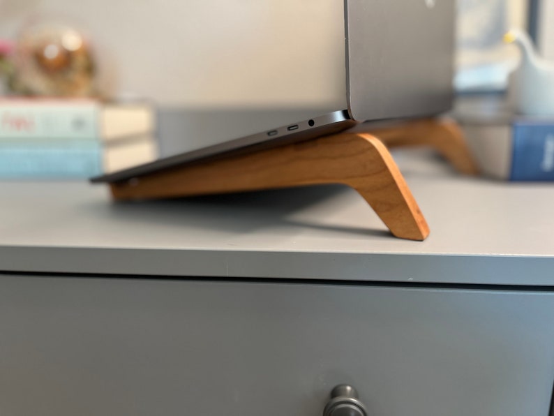 Minimal Laptop Stand (hardwood Cherry or Walnut) - Etsy