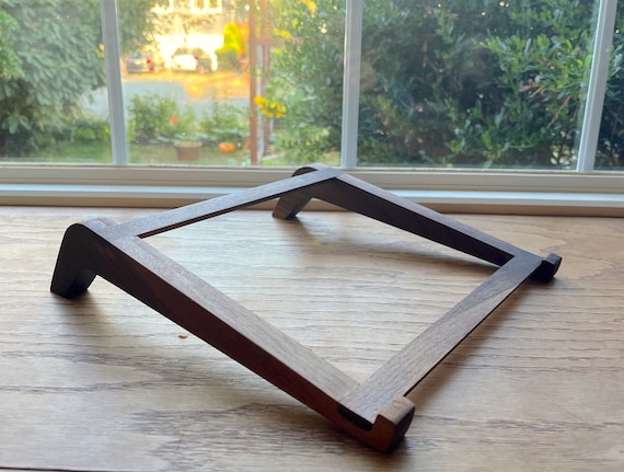 Minimal Laptop Stand (Hardwood Cherry or Walnut)