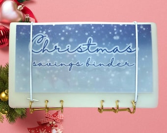 A6 Vellum Christmas Savings Binder: Cash Stuffing Envelopes