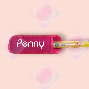 Personalised Ice Pole Holder Ice Pop cover Ice Pole sleeve