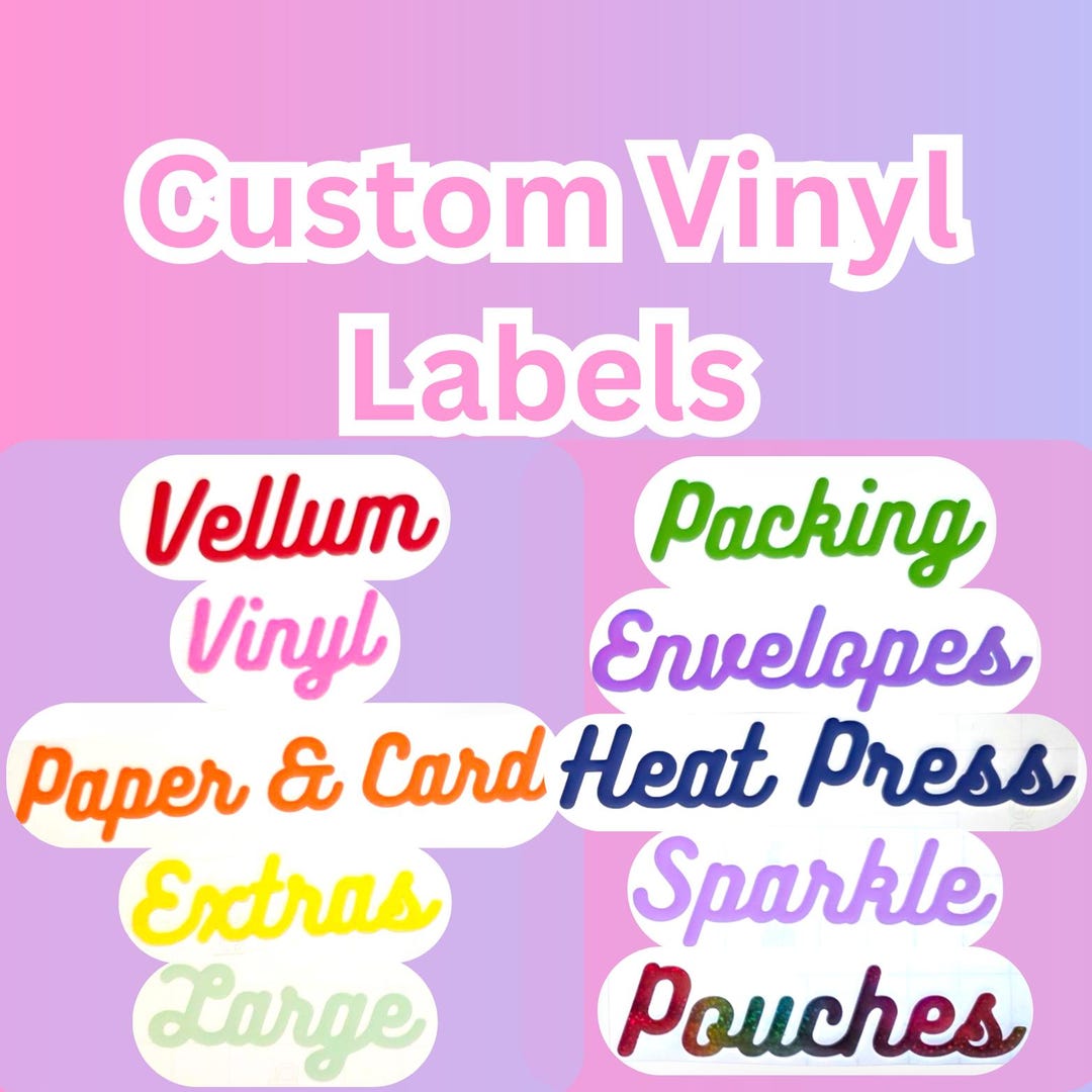 Swag Labels Custom Vinyl Labels: Personalised | Budgeting | Cash Envelopes ...