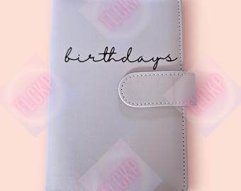 A6 Budget Binder: Personalized Cash Stuffing Financial Planner