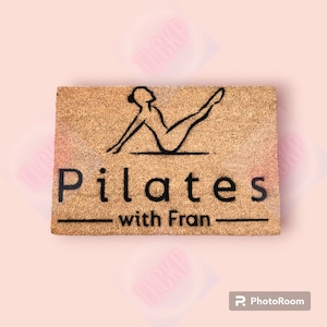 Custom Personalised Handmade Doormat 40cm x 60cm 16 x 24 inches with logo, text, names UV Resistant