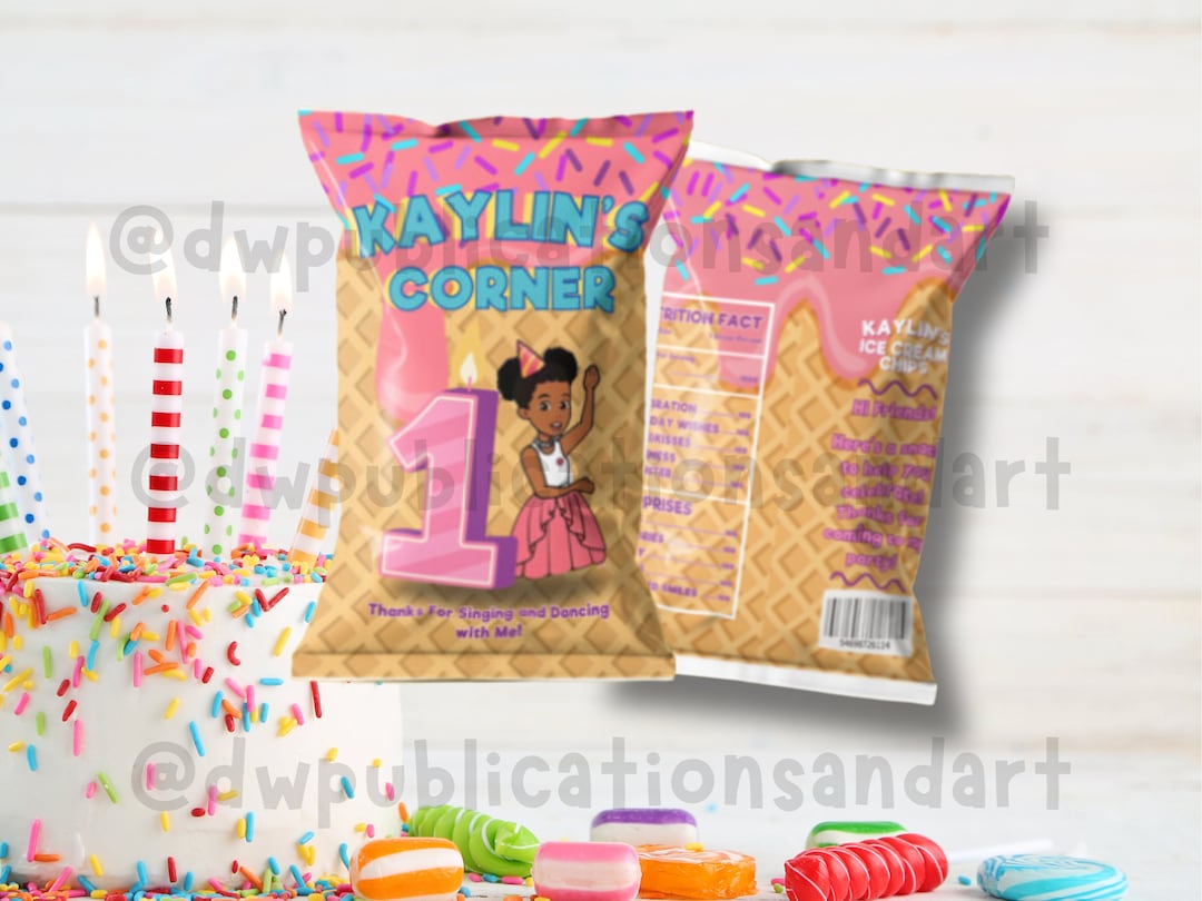 Gracie's Corner Chip Bag Gracie's Corner Ice Cream Party Chip Bag