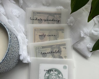 Custom Matte Vellum Cash Envelopes: A7 Budget Binder Inserts