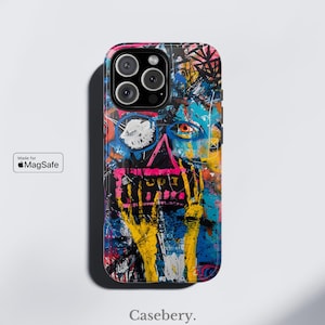 Chaotic Phone Case MagSafe Compatible For iPhone 14, iPhone 15, iPhone 16, Pro, Pro Max, Plus, Aesthetic Protective Tough Magnetic Case