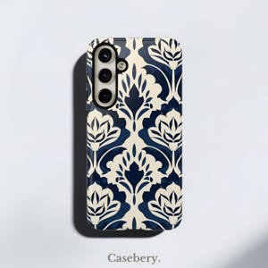 Elegante Blumenmotive Handyhülle für Samsung Galaxy S24, S23, S22, S21, S20, S10 Tough Case | Alle Modelle