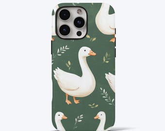Cute Duck Phone Case for iPhone - Adorable Duck, Tough Dual-Layer Phone Cover