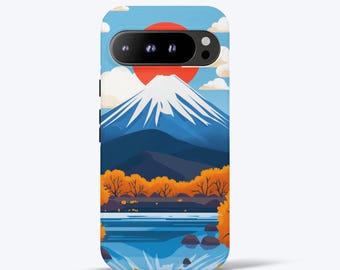 Japanese Style Phone Case For Google Pixel 7 Case, Pixel 8 Case, Pixel 9 Case, Pro XL, 5G, All Models, Aesthetic Protective Trendy Case