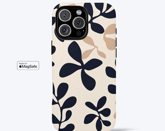 Capa de celular Elegance Shapes para iPhone, compatível com MagSafe - capa de celular estética e resistente de camada dupla