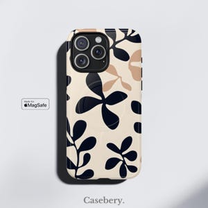Elegance Shapes Phone Case Compatible with MagSafe For iPhone 14, iPhone 15, iPhone 16, Pro, Pro Max, Plus, Aesthetic Tough Magnetic Case