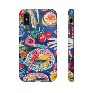 Colourful Collage Phone Case for iPhone - Trendy, Tough Dual-Layer Phone Cover image 10