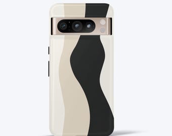 Minimal Gentle Lines Phone Case For Google Pixel 7 Case, Pixel 8 Case, Pixel 9 Case, Pro XL, 5G All Models, Aesthetic Protective Trendy Case