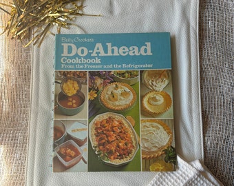 Vintage Betty Crocker Do-Ahead Cookbook, Vintage Cookbook, Retro Cookbook