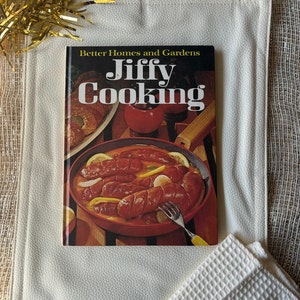 Vintage Better Homes and Garden Jiffy Cookbook, Vintage Cookbook, Retro Cookbook