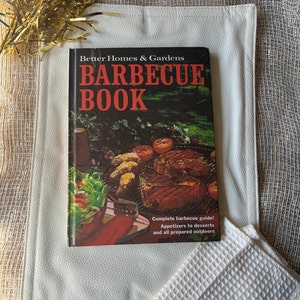Vintage Better Homes and Gardens Barbecue Cookbook, Retro Cookbook, Vintage Cookbook