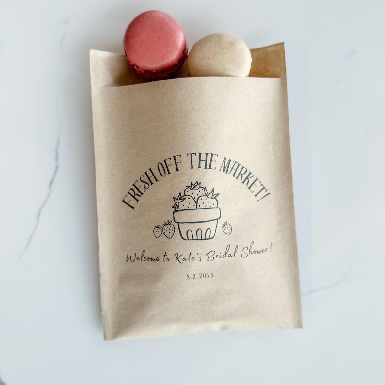 Market Shower Decor For Bridal Shower Party Favors Personalized Cookie Bags Bridal Shower Fresh Off The Market Shower Ideas For Bridal Treat