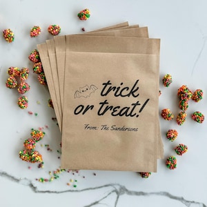 Custom Halloween Candy Bag Idea For Halloween Spooky Girl Gifts