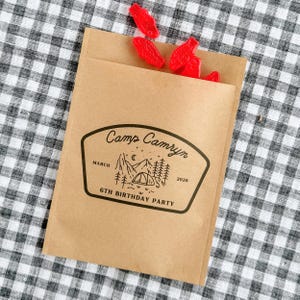 Camping Birthday Theme Decoration