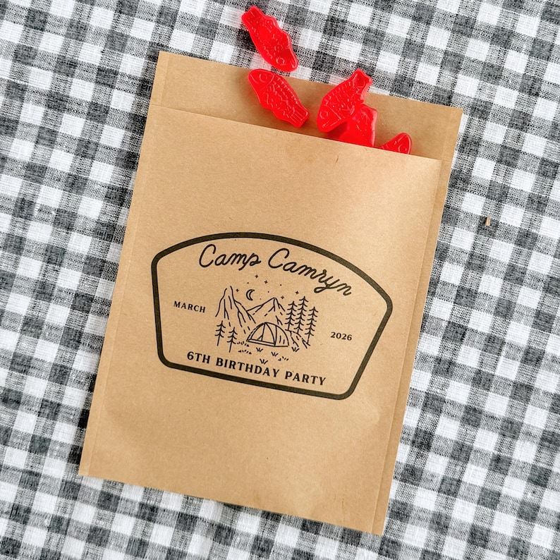 Camping Birthday Theme Decoration