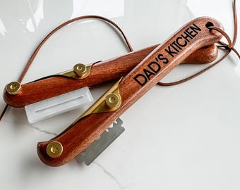 Custom Bread Lame Baking Gift Set For Dad Kitchen Gifts For Bread Baker Personalized Scoring Tool For Sourdough Bread Lame For Sourdough