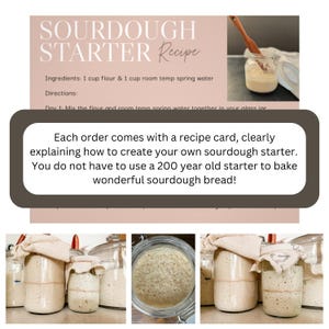 Sourdough Starter Set for Baker Housewarming Gift Home Baker Gift Idea for Her Sourdough Basket for Bread Baking Kit Newlywed Keepsake Gift image 6