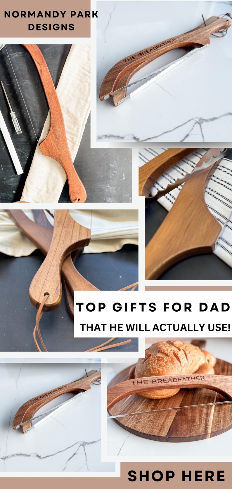 custom engraved wooden bread saw knife for fathers day gift sourdough bread knife with personalization custom engraved gift for new baker gift for sourdough baking gift for new home gift for mom