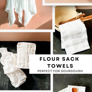 Towels for baker flour sack towel gift professional baker towels for sourdough baking