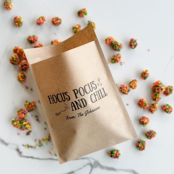 Halloween Party Favor Adult Halloween Party Treat Bag Personalized Favor Bag Custom Halloween Candy Bag Idea For Halloween Spooky Girl Gifts